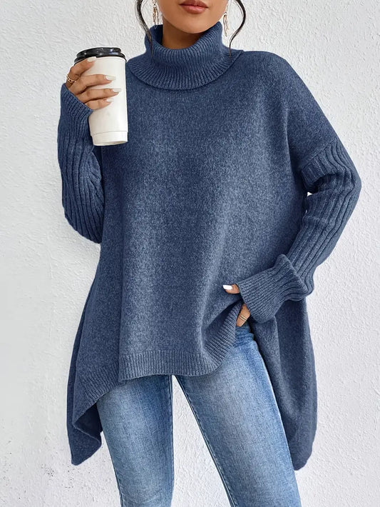 Inés | Jersey Oversize de Cuello Alto