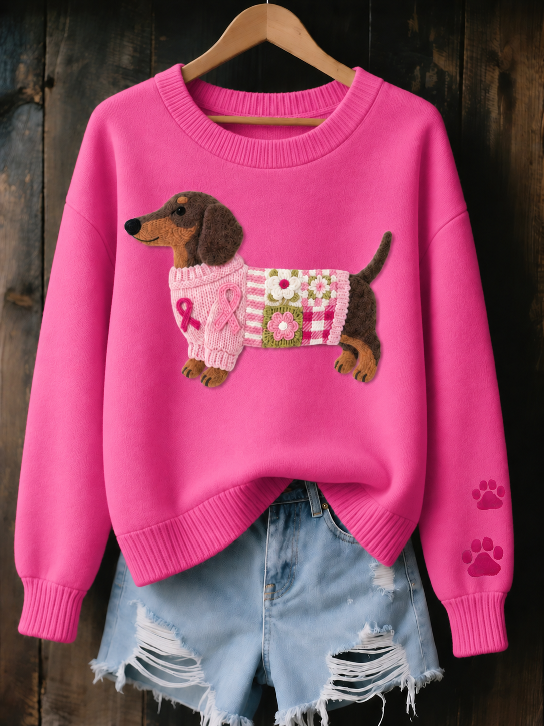 Martina | Jersey de Punto con Perrito Bordado