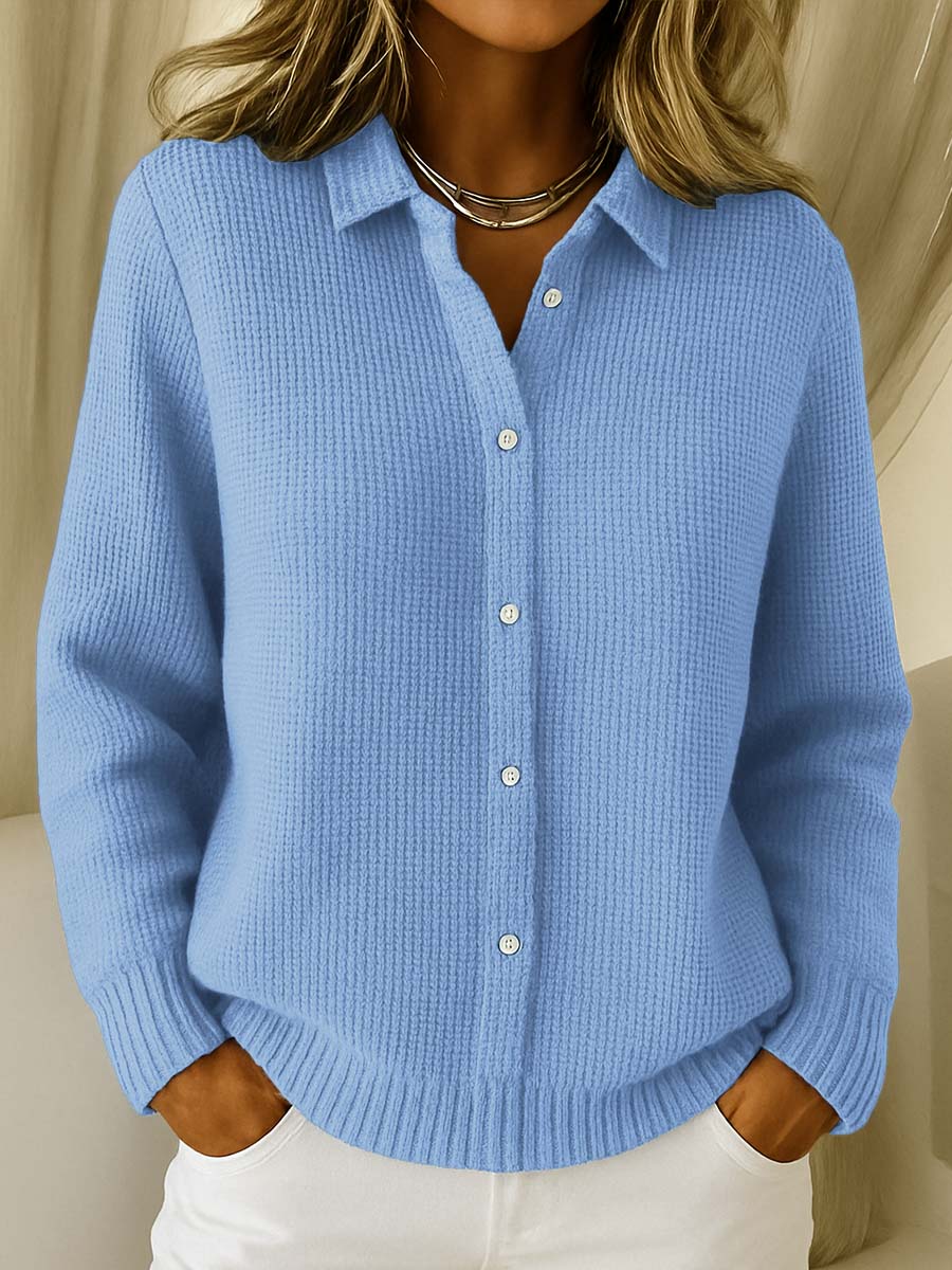 Carmela | Chaqueta de Punto Texturizada con Botones
