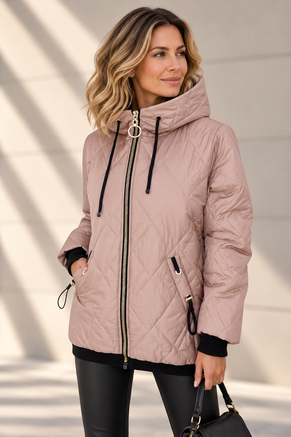 Paola | Chaqueta acolchada con capucha y cremallera