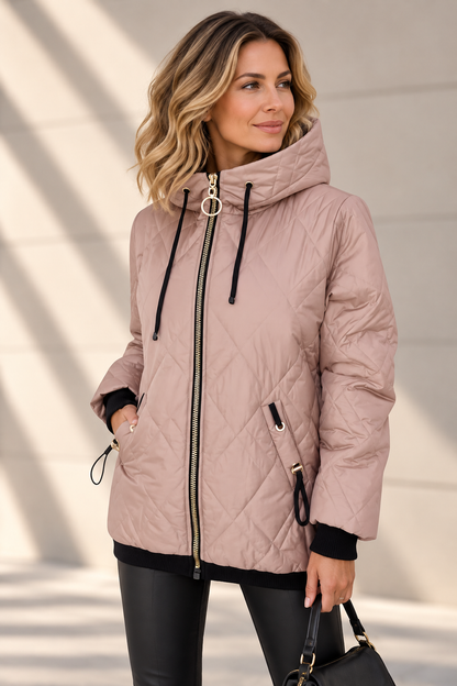 Paola | Chaqueta acolchada con capucha y cremallera