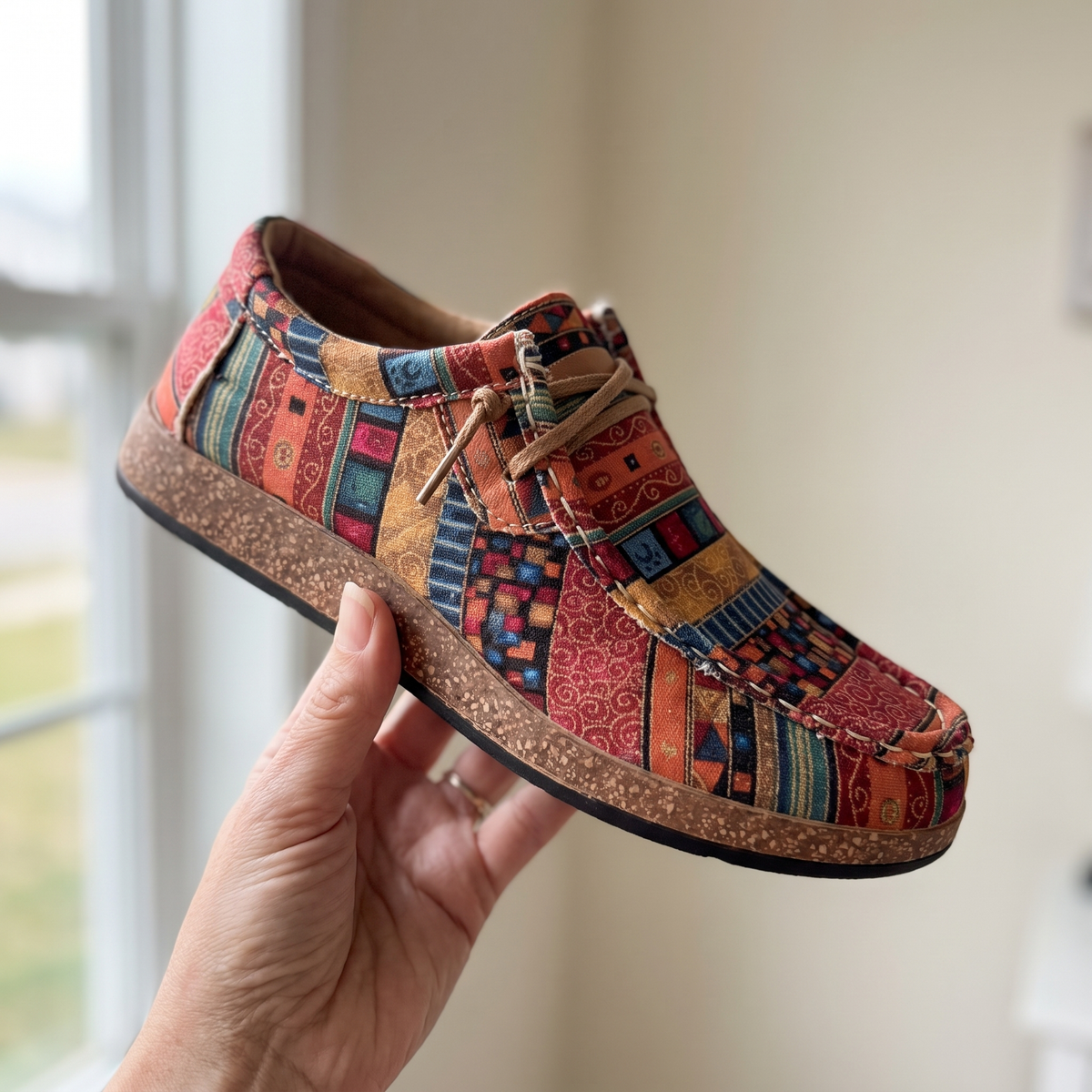 Concepción | Zapatillas de Estampado Colorido