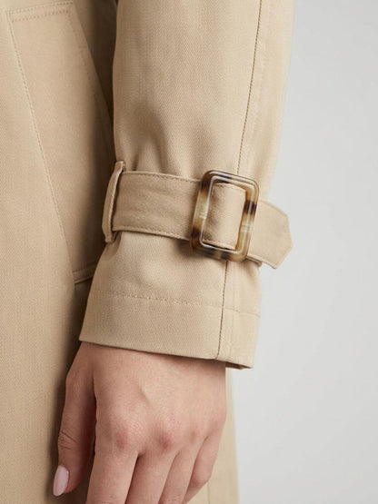 Alessia  Abrigo Largo Beige