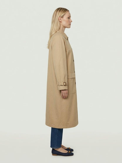 Alessia  Abrigo Largo Beige