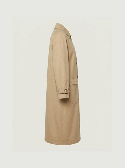 Alessia  Abrigo Largo Beige
