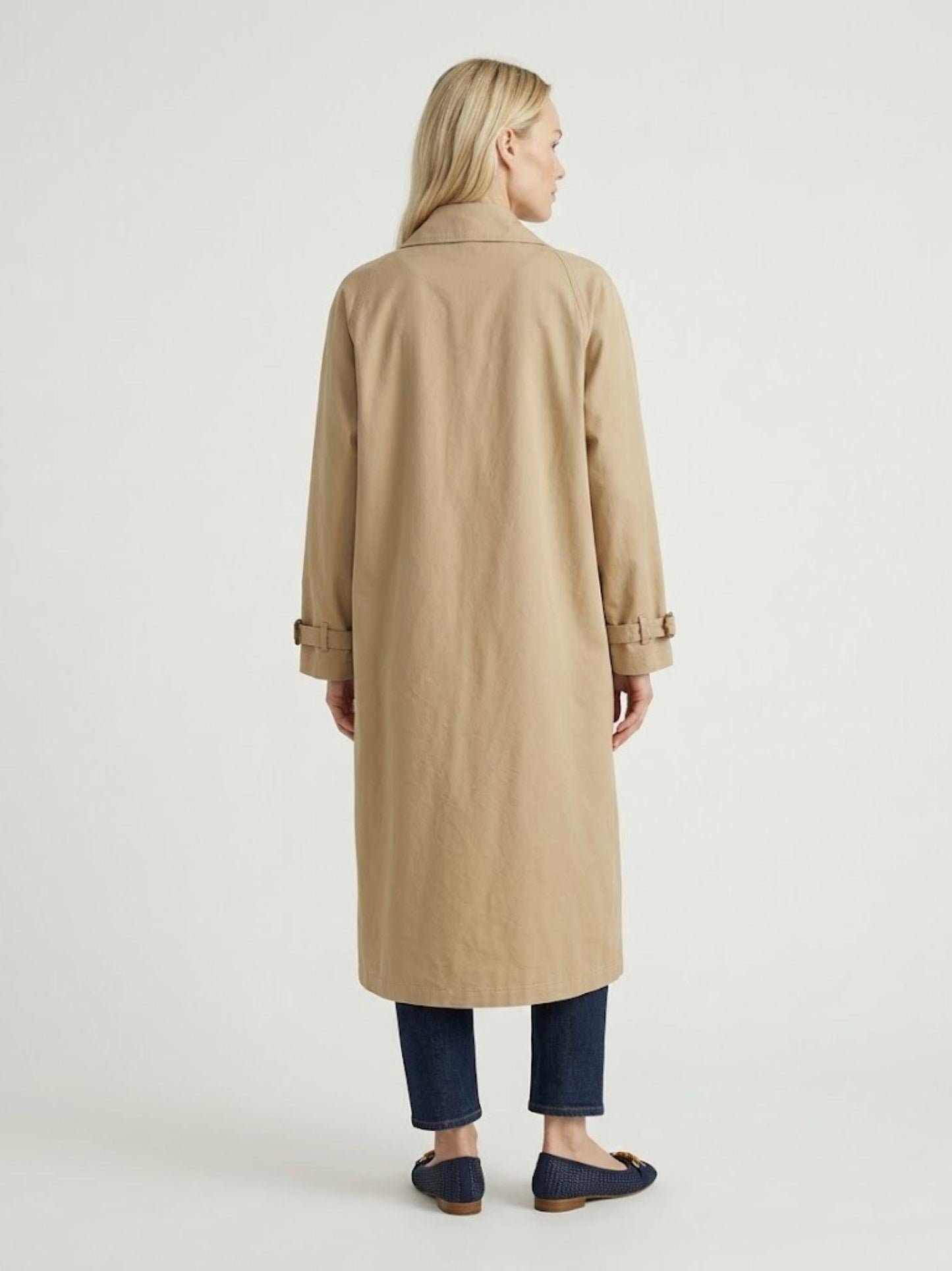 Alessia  Abrigo Largo Beige