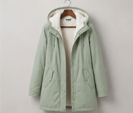 Adriana | Parka larga impermeable