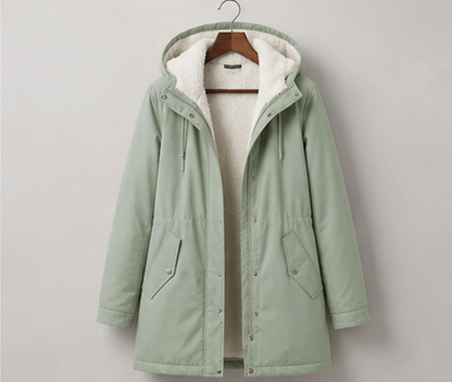 Adriana | Parka larga impermeable