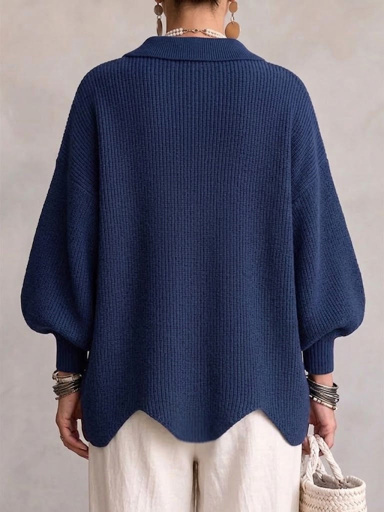 Manon | Cárdigan Oversize con Botones Dorados