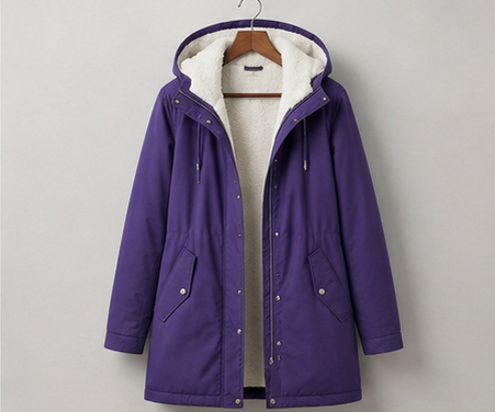Adriana | Parka larga impermeable