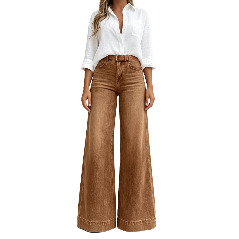 Lucía | Jeans de Pierna Larga con Efecto Estilizador