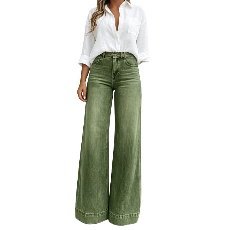 Lucía | Jeans de Pierna Larga con Efecto Estilizador